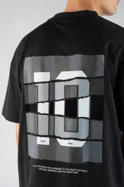 Heren BALR. T-Shirts*10Th Year Anniversary T-Shirt Jet Black