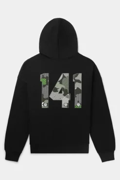 Heren BALR. Hoodies*X Mwii Joey Box Hoodie Jet Black