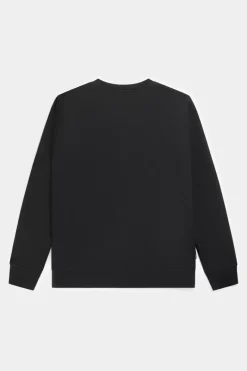 Heren BALR. Sweatshirts*Brand Straight Crewneck Jet Black/Dark Forest
