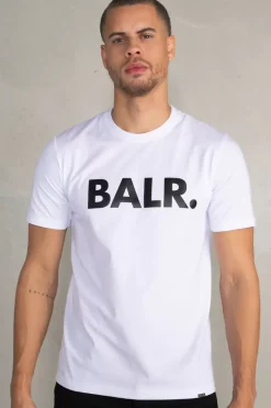 Heren BALR. T-Shirts*Brand Straight T-Shirt Bright White