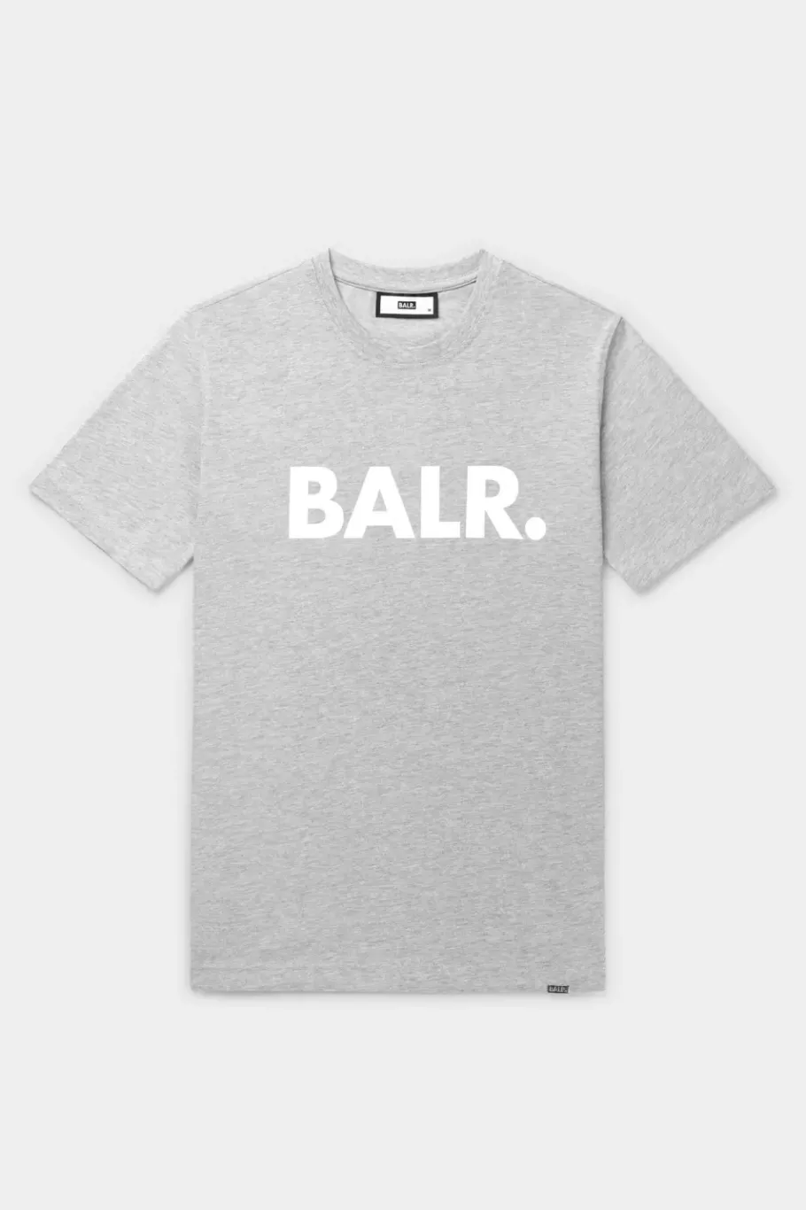 Heren BALR. T-Shirts*Brand Straight T-Shirt Grey Melange
