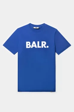 Heren BALR. T-Shirts*Brand Straight T-Shirt Surf The Web/Bright White