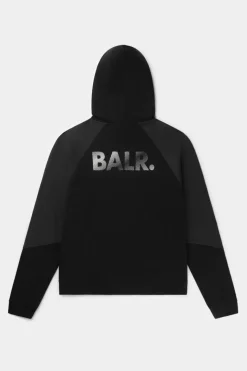 Heren BALR. Hoodies*Carter Loose Double Arrow Hoodie Jet Black/Asphalt