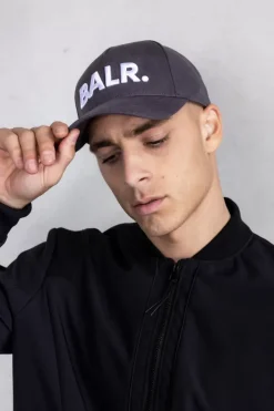 Heren BALR. Petten & Hoeden*Classic Embro Cap Asphalt
