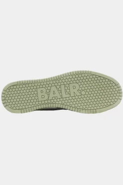 Heren BALR. Sneakers*Club B Classic Sneaker Bright White/Dark Forest