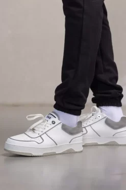 Heren BALR. Sneakers*Club B Classic Sneaker Contrast White/Grey