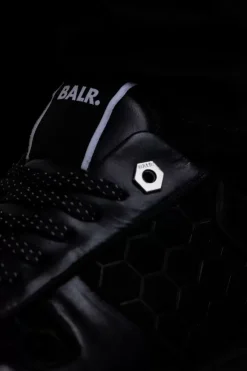 Heren BALR. Sneakers*Club C Classic Debossed Hex Sneaker Jet Black