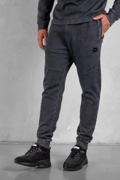 Heren BALR. Broek*D13 Slim Washed Sweatpants Washed Black