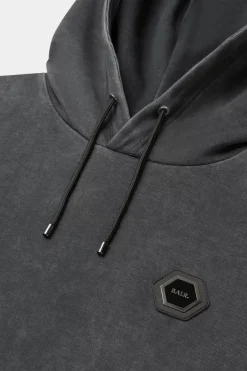 Heren BALR. Hoodies*D13 Straight Washed Hoodie Washed Black
