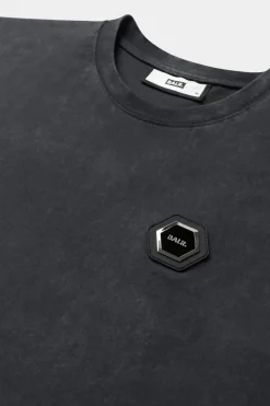 Heren BALR. T-Shirts*D13 Straight Washed T-Shirt Washed Black