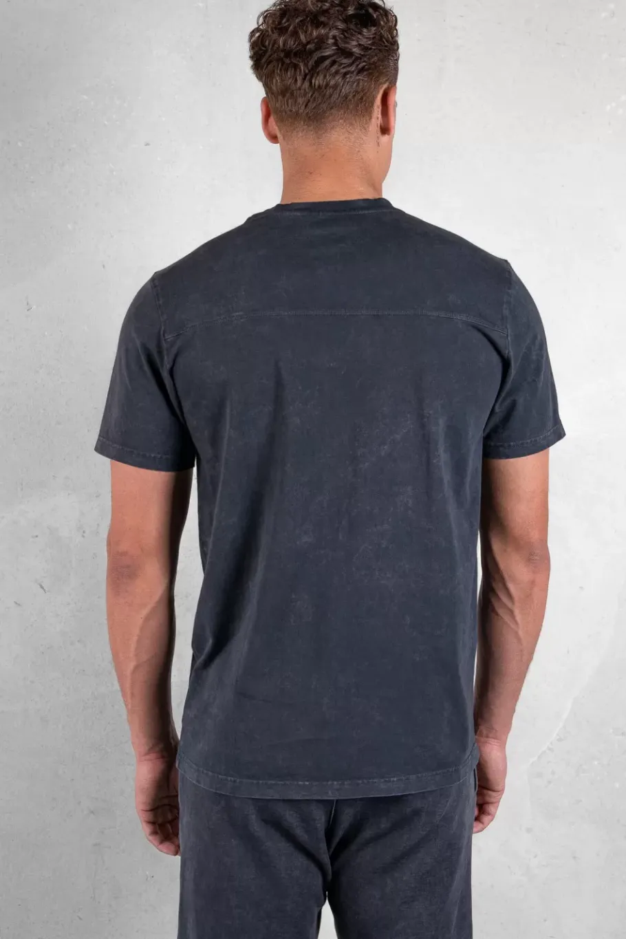 Heren BALR. T-Shirts*D13 Straight Washed T-Shirt Washed Black