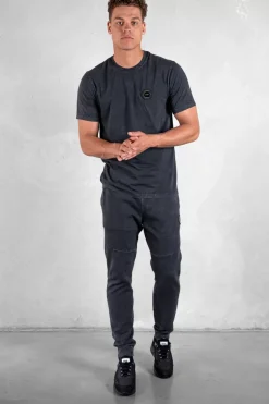 Heren BALR. T-Shirts*D13 Straight Washed T-Shirt Washed Black