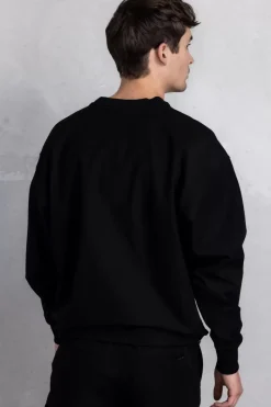 Heren BALR. Sweatshirts*Franck Relaxed Cargo Crewneck Jet Black