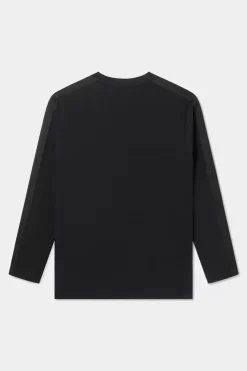 Heren BALR. T-Shirts*Franck Relaxed Tunnel Longsleeve T-Shirt Jet Black