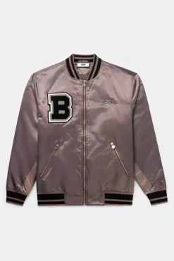 Heren BALR. Jassen*Hazel Loose Zip Trophy Bomber Jacket Purple Dove