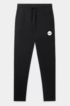 Heren BALR. Broek*Jacob Round Rubber Badge Regular Jogger Jet Black