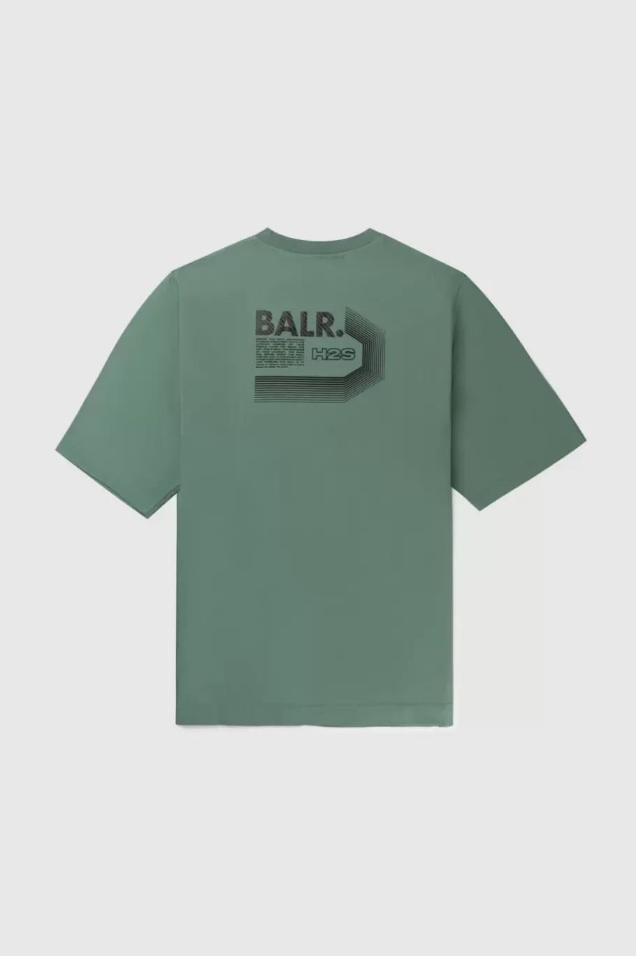 Heren BALR. T-Shirts*Joey Box Halftrack H2S T-Shirt Dark Forest