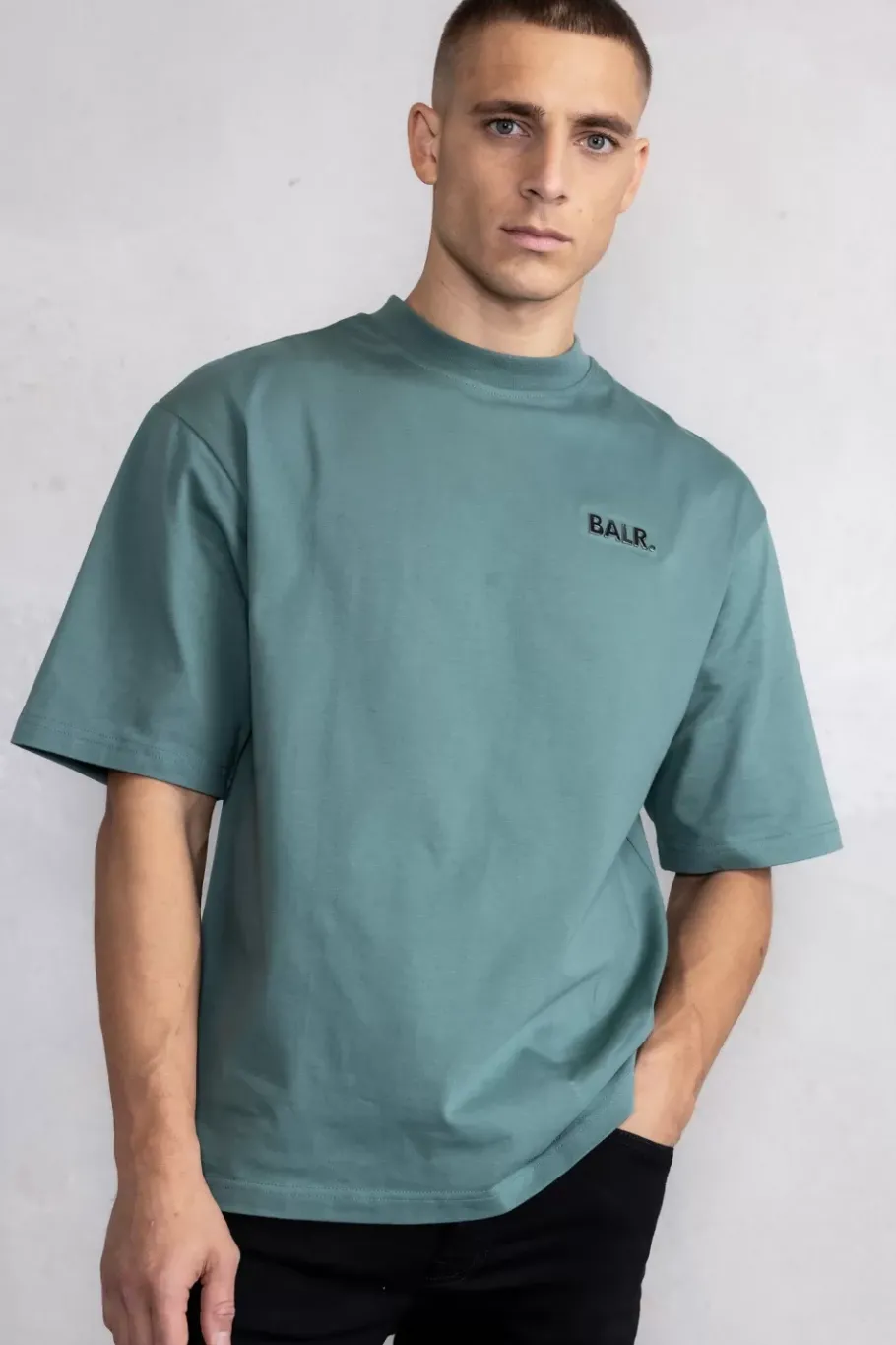 Heren BALR. T-Shirts*Joey Box Halftrack H2S T-Shirt Dark Forest