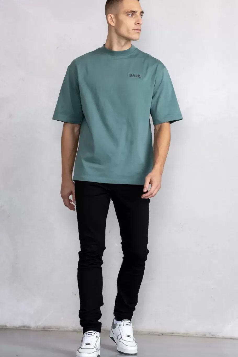 Heren BALR. T-Shirts*Joey Box Halftrack H2S T-Shirt Dark Forest