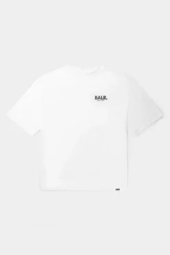Heren BALR. T-Shirts*Joey Box H2S Globe T-Shirt Bright White
