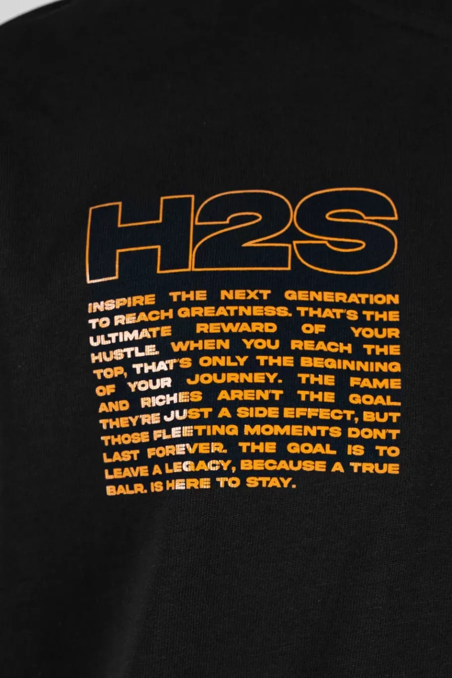 Heren BALR. T-Shirts*Joey Box H2S T-Shirt Jet Black