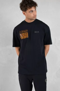 Heren BALR. T-Shirts*Joey Box H2S T-Shirt Jet Black