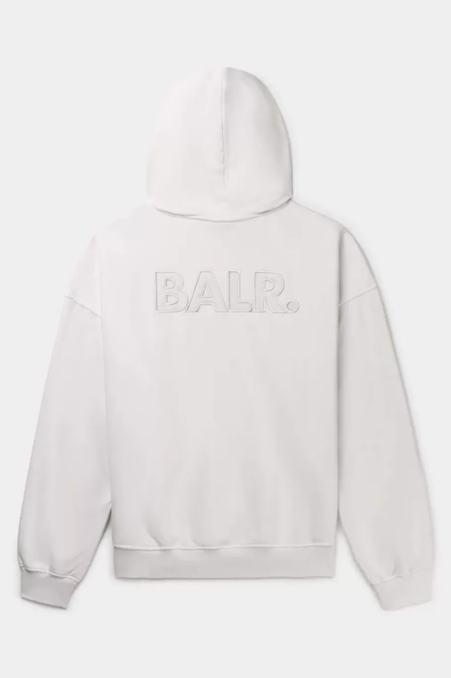 Heren BALR. Hoodies*Joey Box Satin Hoodie Egret
