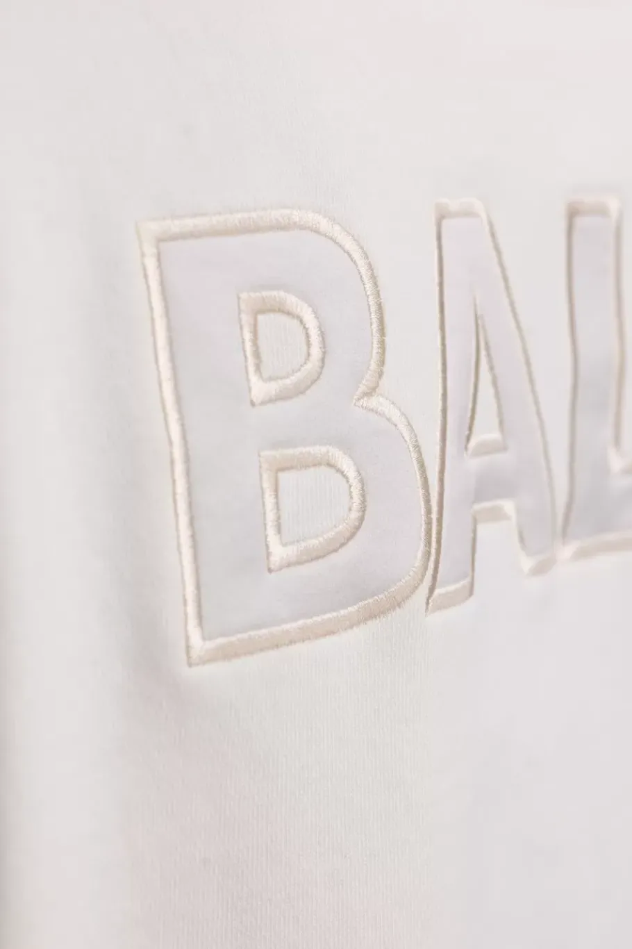 Heren BALR. Hoodies*Joey Box Satin Hoodie Egret