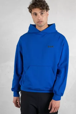 Heren BALR. Hoodies*Joey Box Satin Hoodie Surf The Web