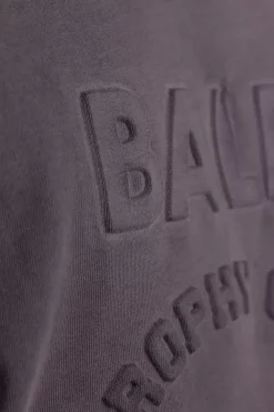 Heren BALR. T-Shirts*Joey Box Washed Trophy Club T-Shirt Asphalt Washed