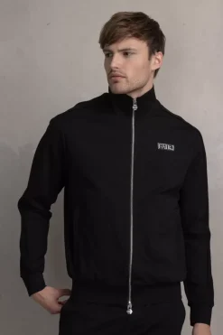 Heren BALR. Jassen*Louis Slim Panel Track Jacket Jet Black