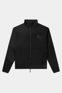 Heren BALR. Jassen*Louis Slim Tech Zip Track Jacket Jet Black