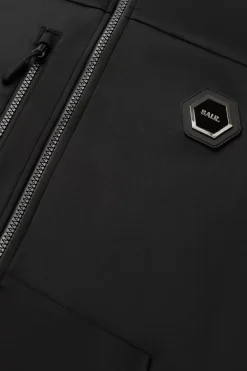 Heren BALR. Jassen*Louis Slim Tech Zip Track Jacket Jet Black