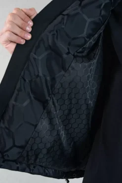 Heren BALR. Jassen*Miles Straight Jacquard Bodywarmer Jet Black
