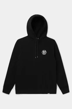 Heren BALR. Hoodies*Olaf Straight Arrow Hoodie Jet Black