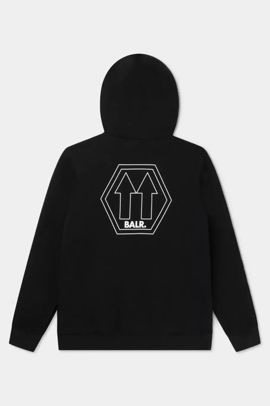 Heren BALR. Hoodies*Olaf Straight Arrow Hoodie Jet Black