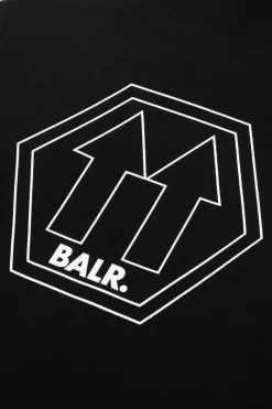 Heren BALR. Hoodies*Olaf Straight Arrow Hoodie Jet Black