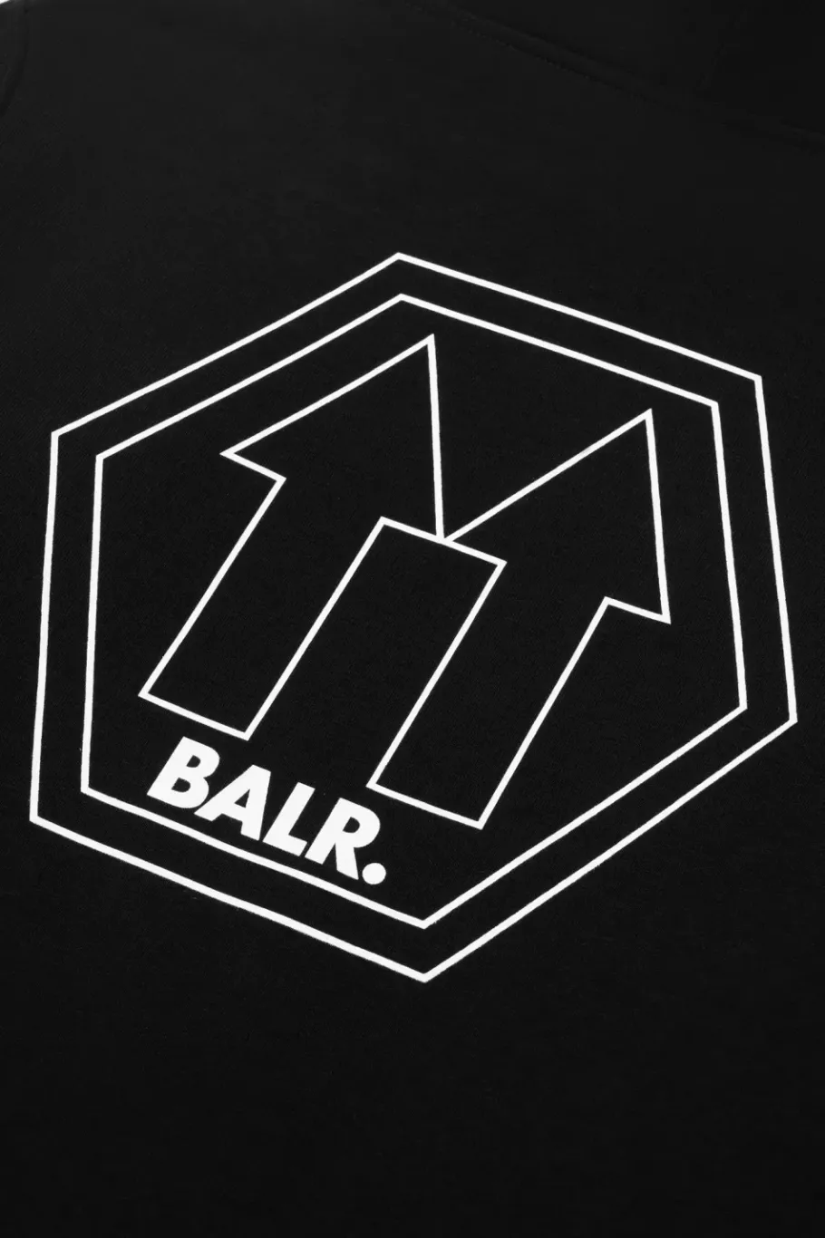 Heren BALR. Hoodies*Olaf Straight Arrow Hoodie Jet Black