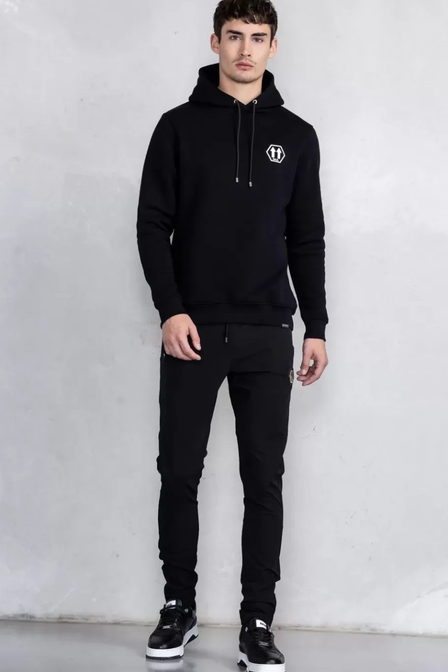 Heren BALR. Hoodies*Olaf Straight Arrow Hoodie Jet Black