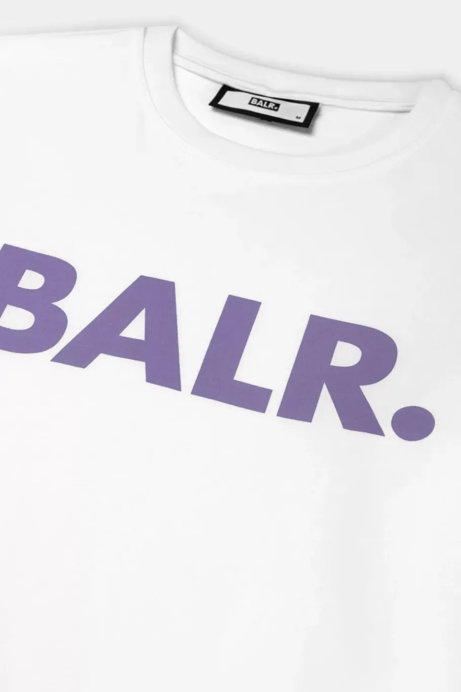 Heren BALR. T-Shirts*Olaf Straight Brand Logo Longsleeve Bright White
