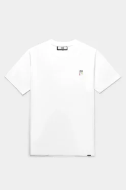 Heren BALR. T-Shirts*Olaf Straight Colored Letters T-Shirt Bright White