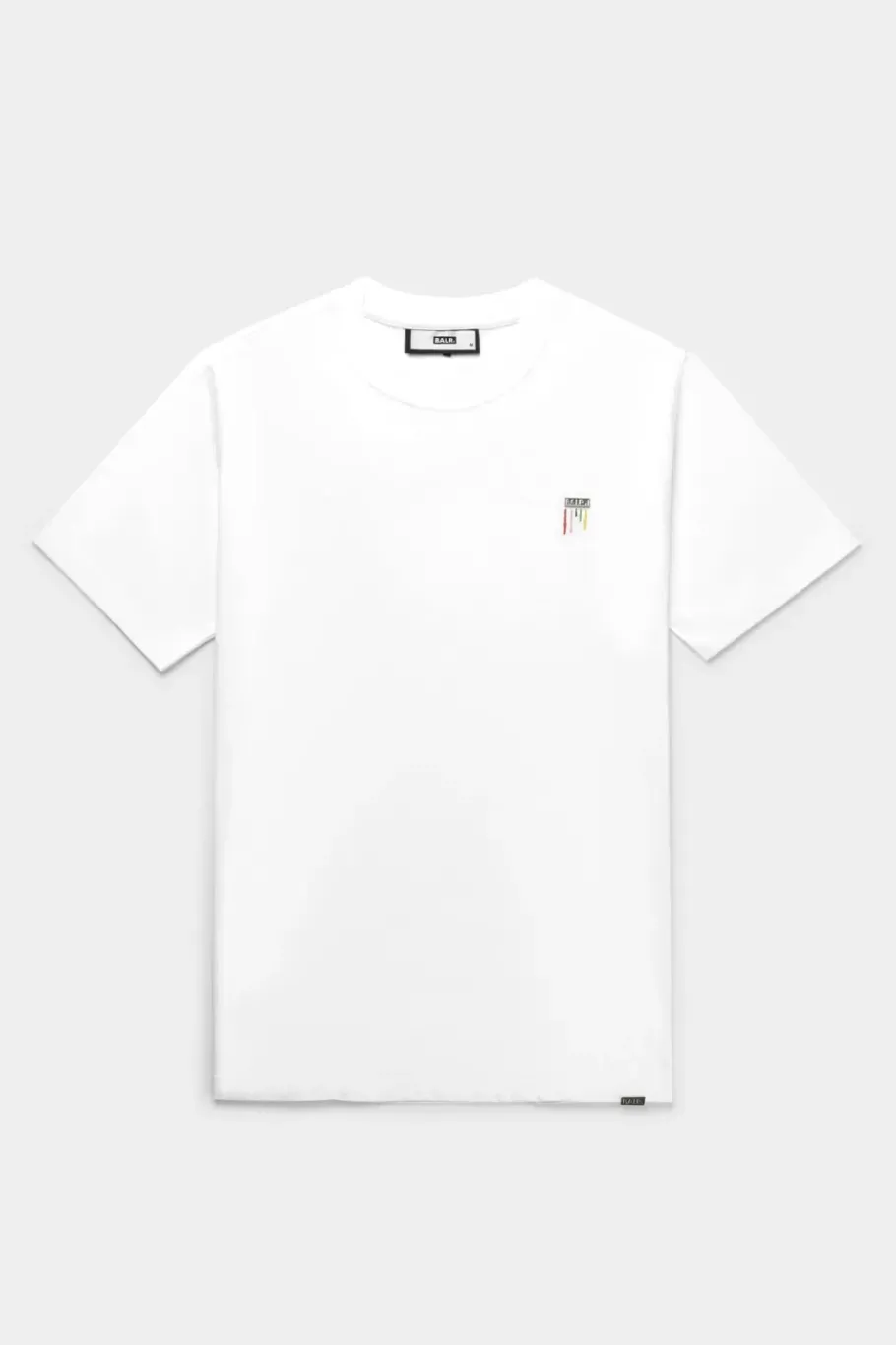 Heren BALR. T-Shirts*Olaf Straight Colored Letters T-Shirt Bright White
