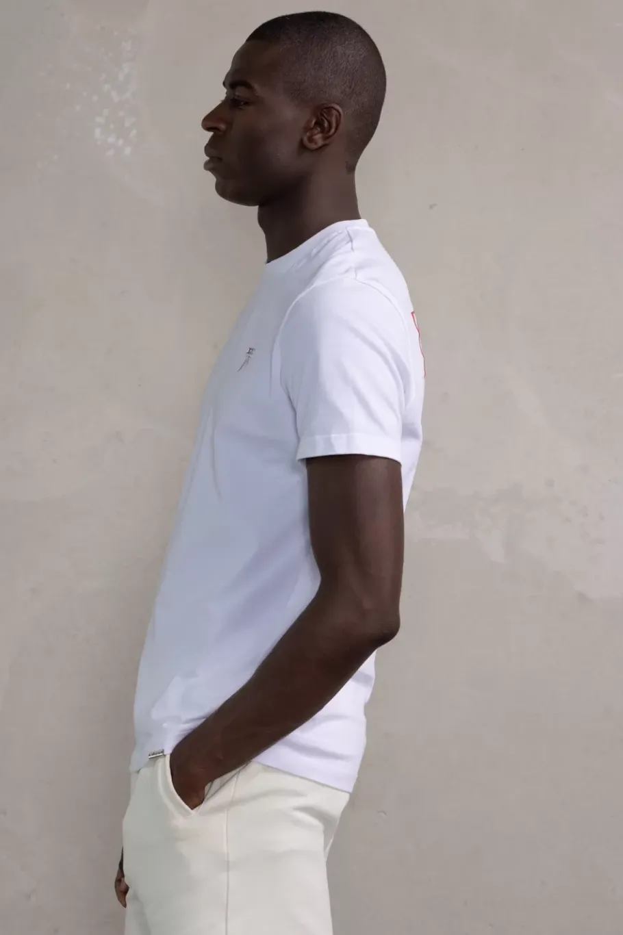 Heren BALR. T-Shirts*Olaf Straight Colored Letters T-Shirt Bright White