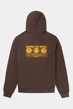 Heren BALR. Hoodies*Olaf Straight H2S Goal Hoodie Java