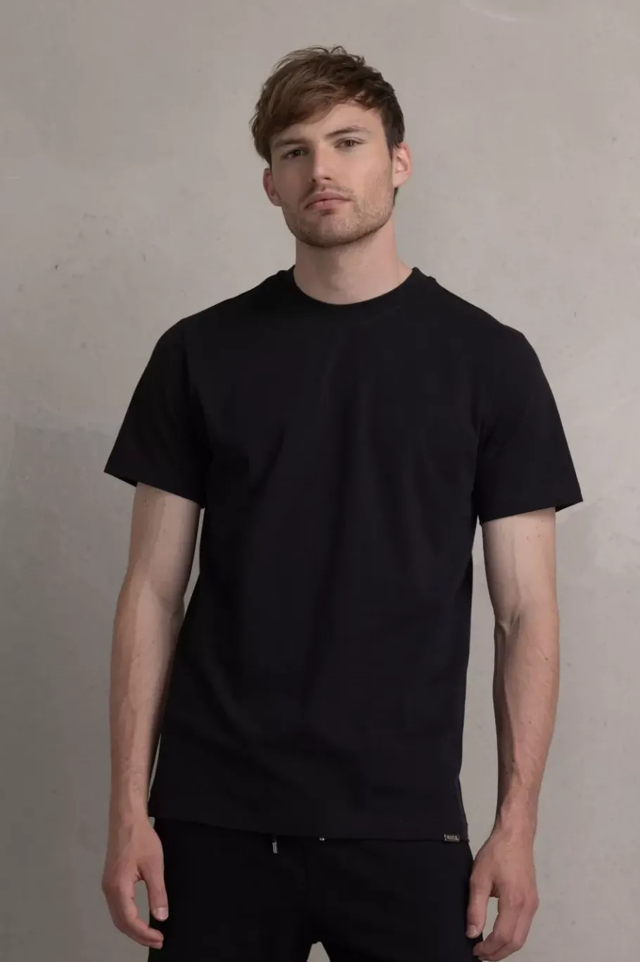 Heren BALR. T-Shirts*Olaf Straight Multi Color Card T-Shirt Jet Black