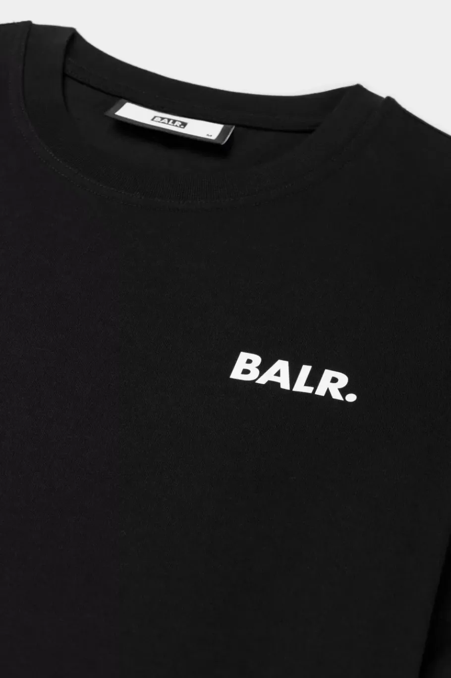 Heren BALR. T-Shirts*Olaf Straight Small Logo Longsleeve Jet Black