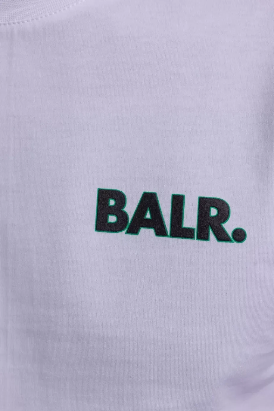 Heren BALR. T-Shirts*Olaf Straight Success T-Shirt Bright White/Jet Black