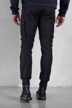 Heren BALR. Broek*Q-Cargo Lux Slim Sweatpants Jet Black