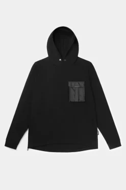 Heren BALR. Hoodies*Q-Cargo Series Straight Classic Hoodie Jet Black