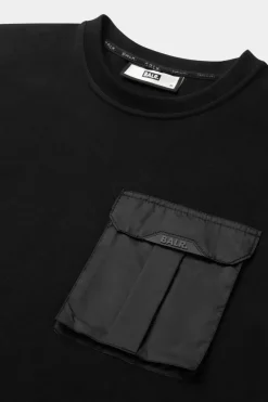 Heren BALR. T-Shirts*Q-Cargo Series Straight T-Shirt Jet Black